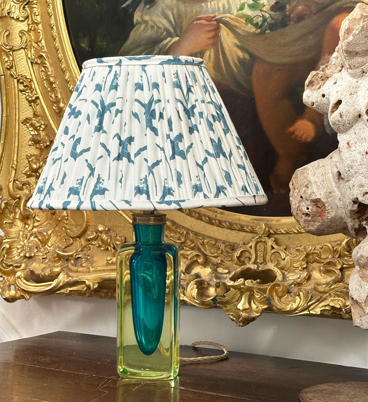 Hambledon Hill Gathered Lampshade